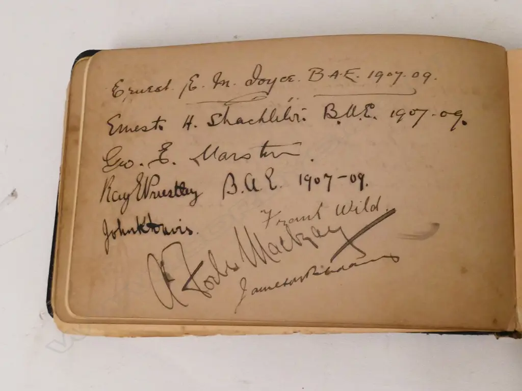 Historical items belonging to Captain Ernest E.M. Joyce Image 1++