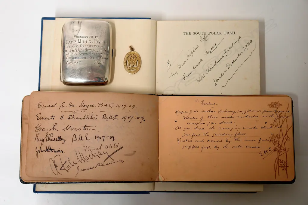 Historical items belonging to Captain Ernest E.M. Joyce Image 1++