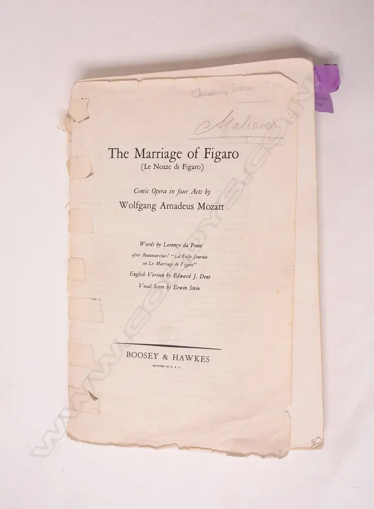 Dame Malvina Major's sheet music collection "My Collection 70 Years" Image 1++