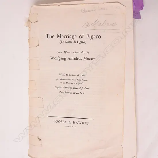 Dame Malvina Major's sheet music collection "My Collection 70 Years"