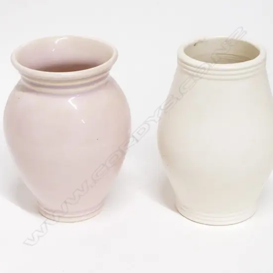 Two Crown Lynn (Ernest Shufflebotham) Hand Potted vases