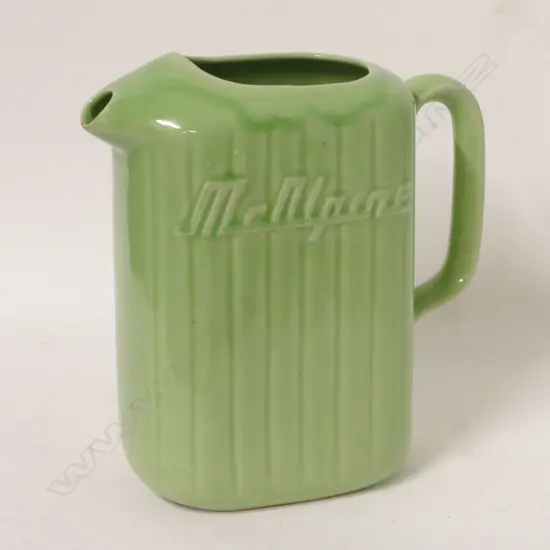A Crown Lynn lime green McAlpine refrigerator jug