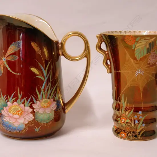 Two Carlton Ware Rouge Royale items