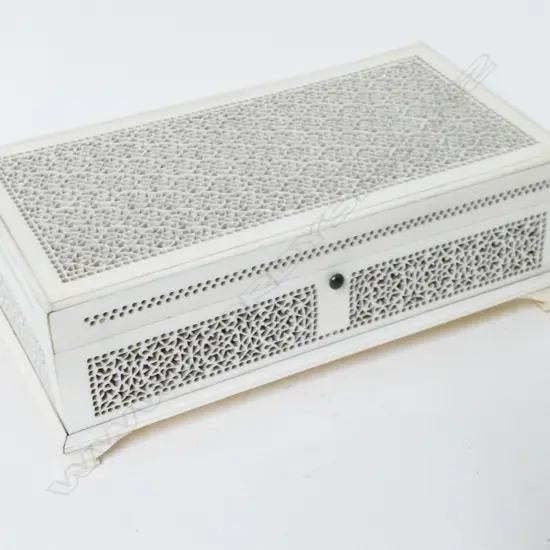 A small ivory casket