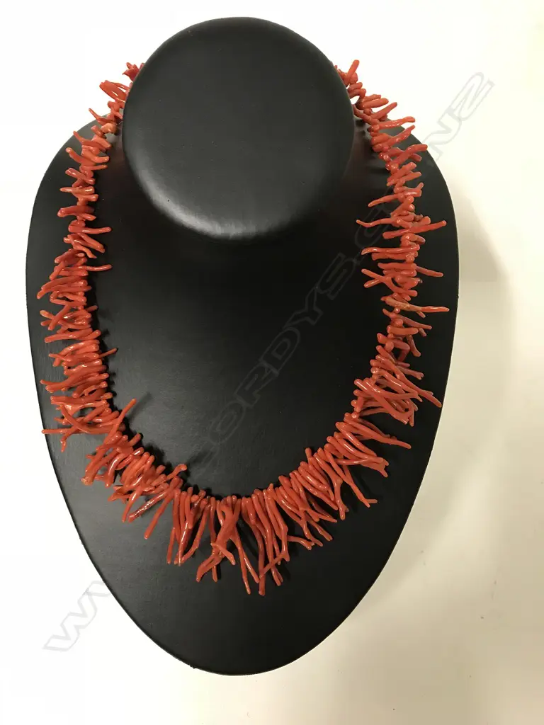 A vintage coral necklace Image 1++