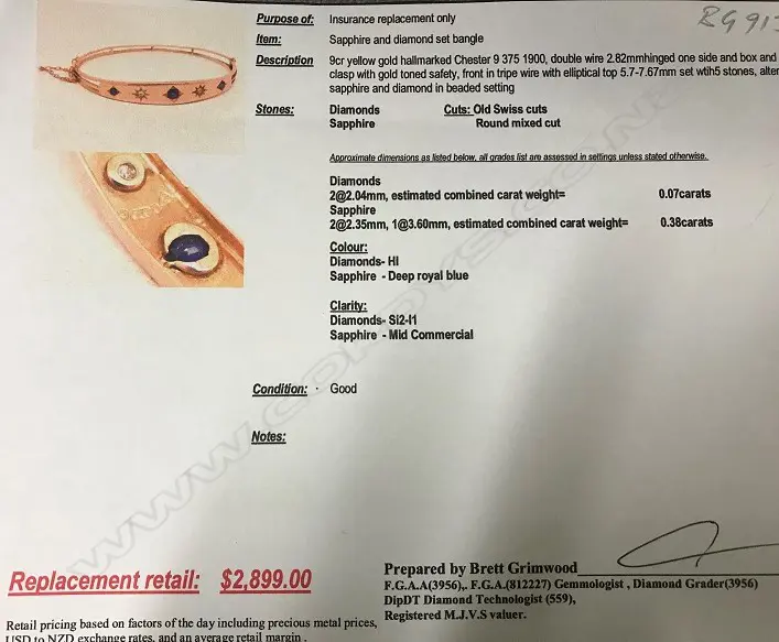 A late Victorian 9ct. rose gold half-hinged bangle Image 1++