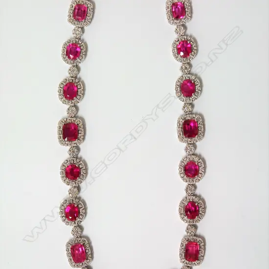 An impressive lady's 18ct. white gold