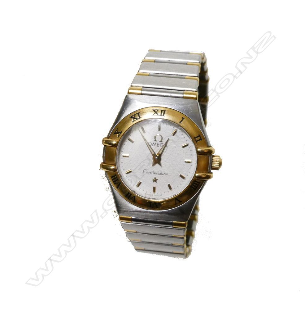 An Omega Constellation quartz lady's wristwatch Image 1++