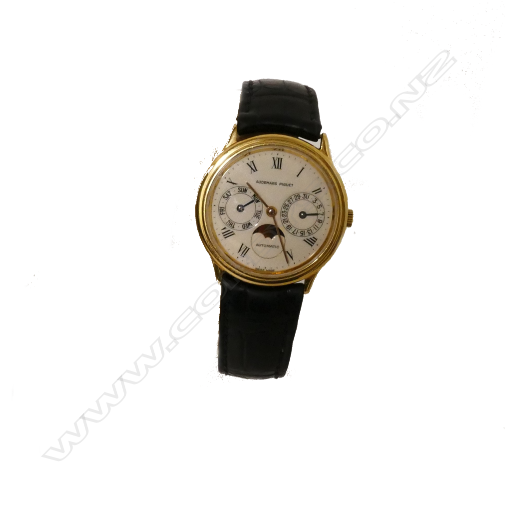 Audemars Piguet 18ct. yellow gold gents calendar wristwatch Image 1++