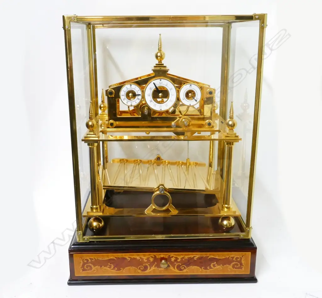A brass Congreve rolling ball clock Image 1++