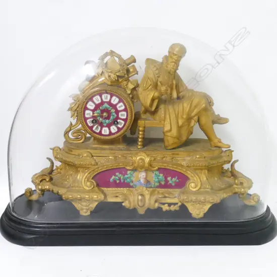 A French ormolu cased mantel clock