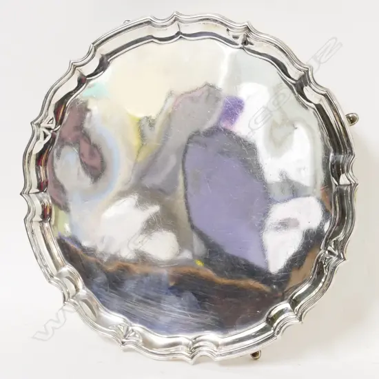 A silver salver
