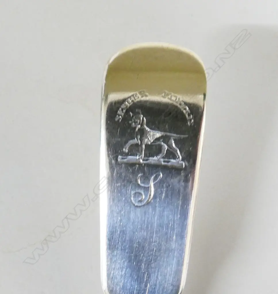 Five George III Scottish silver table forks Image 1++