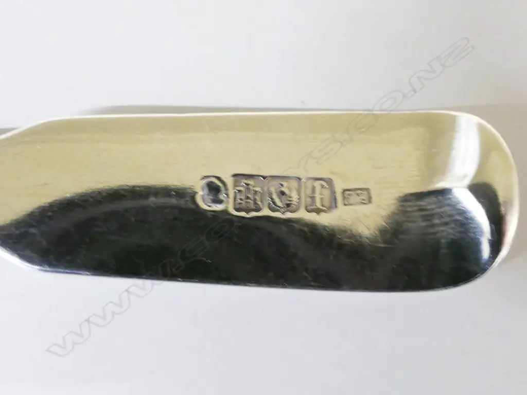 Five George III Scottish silver table forks Image 1++