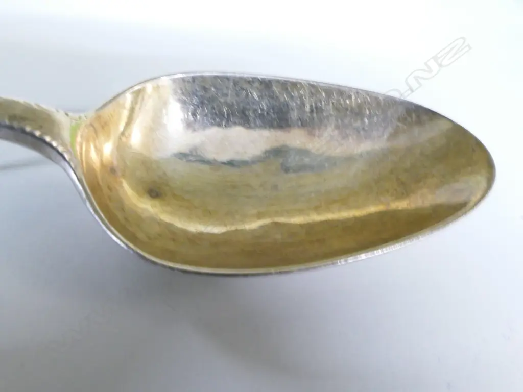 An 18thC Old English silver tablespoon Image 1++