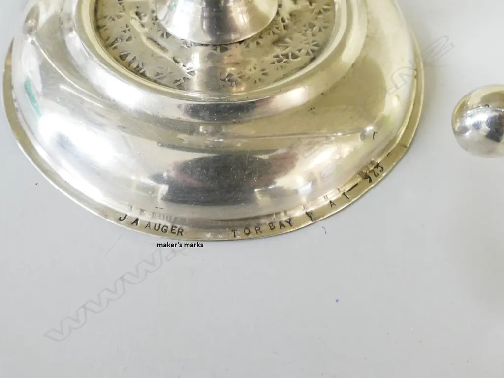 A N.Z. Arts & Crafts silver candelabra Image 1++