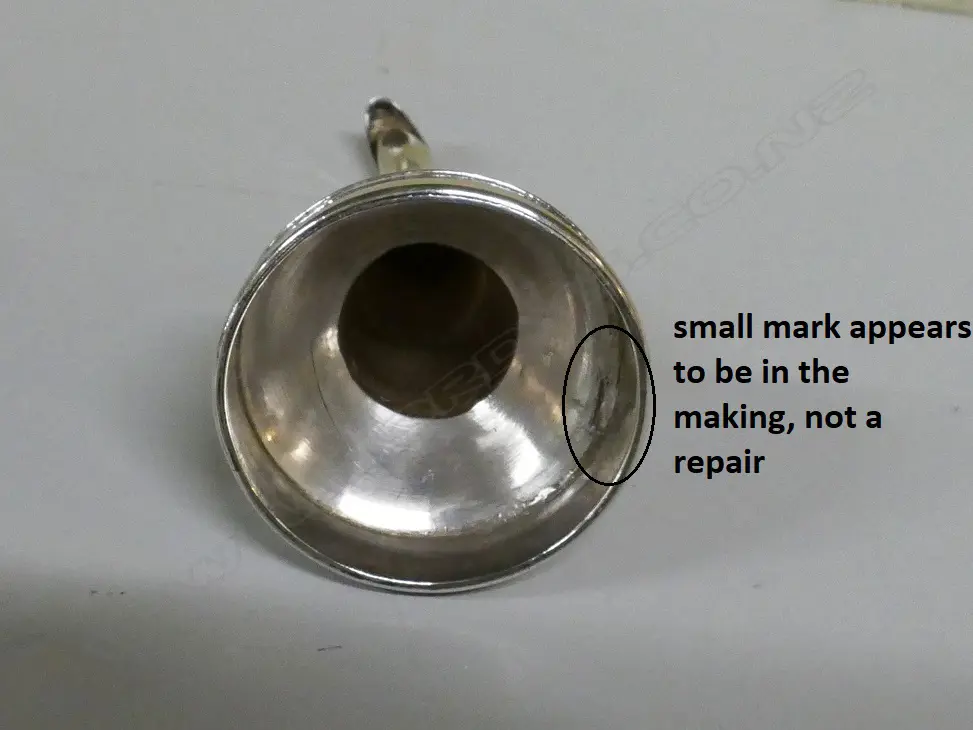 A George III silver wine funnel Image 1++