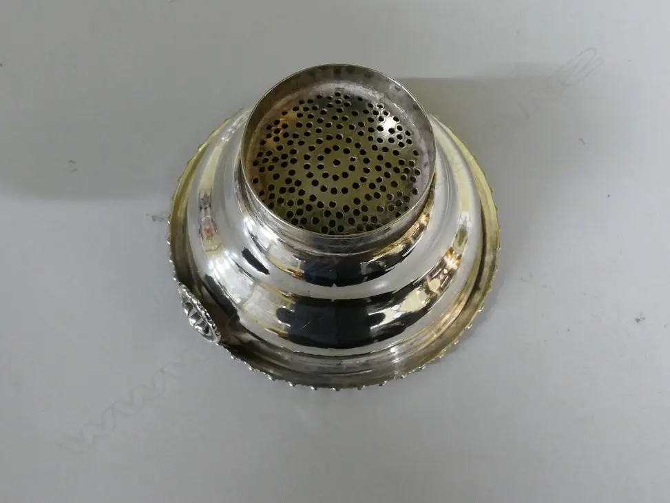 A George III silver wine funnel Image 1++