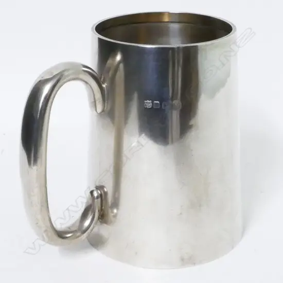 A silver tankard