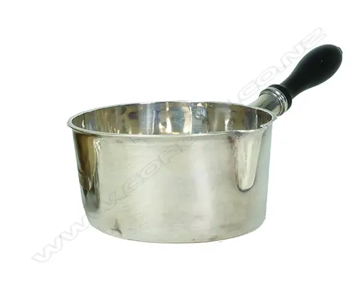 A large French silver brandy saucepan Image 1++