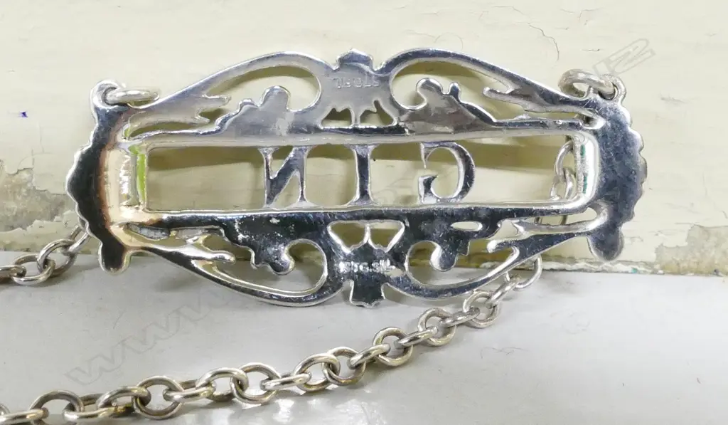 Two silver decanter tickets Image 1++