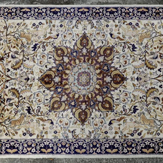 A traditional Iranian rug