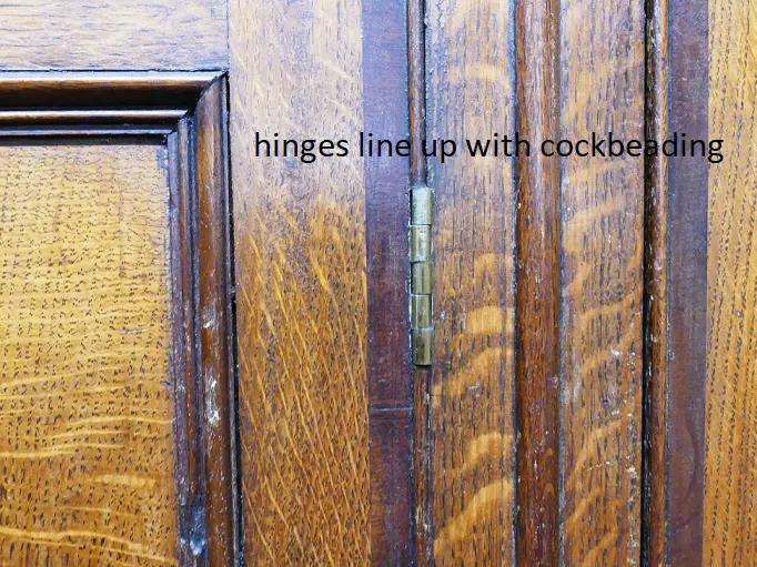 An impressive Georgian oak two-stage housekeeper's cupboard of plain country style Image 1++