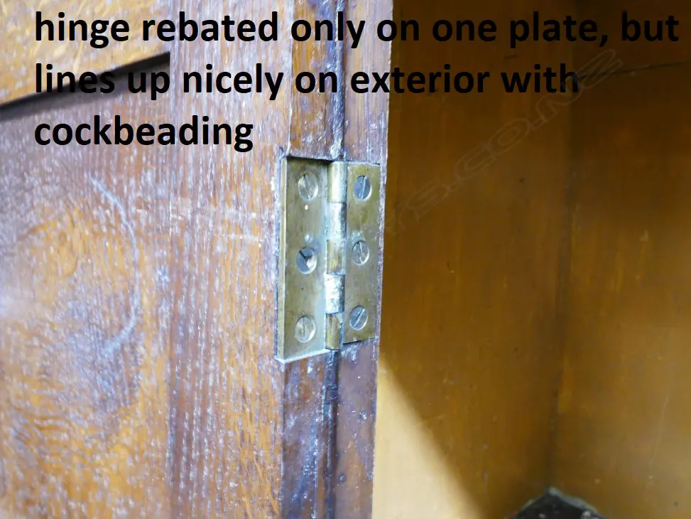 An impressive Georgian oak two-stage housekeeper's cupboard of plain country style Image 1++