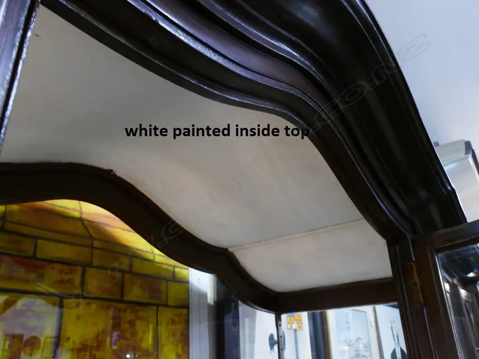 A vintage glass display cabinet Image 1++