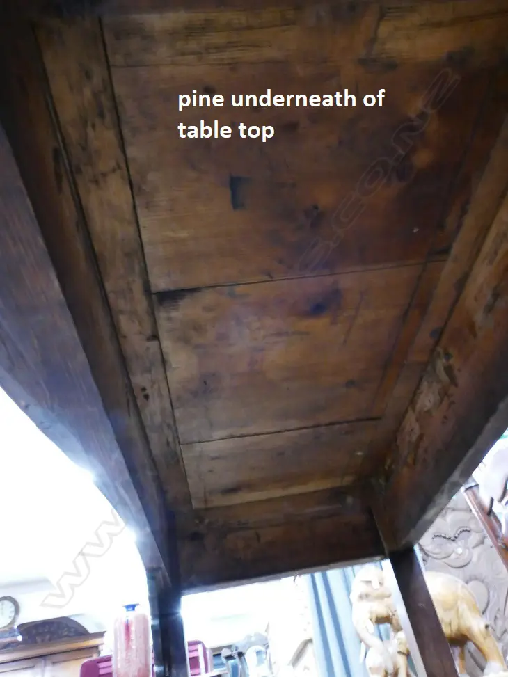 A Georgian walnut serpentine side table with cross banding and herringbone stringing Image 1++