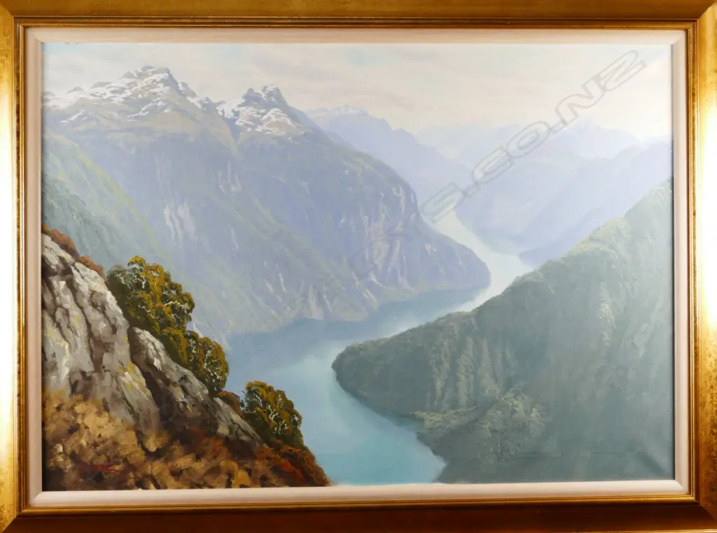 Jonathan R. White 'Broughton Arm - Breaksea Sound Fiordland' Image 1++