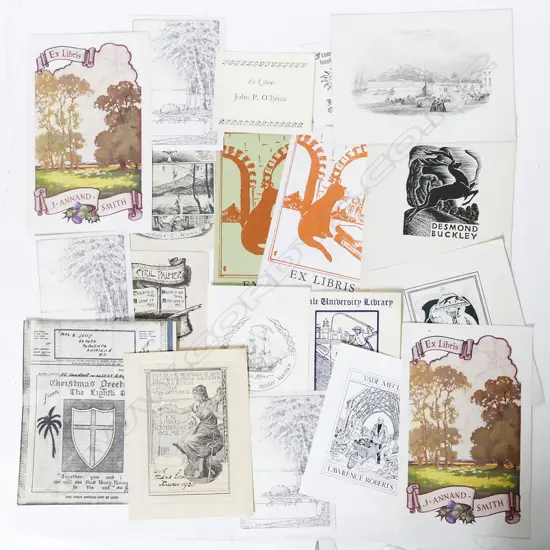A collection of book plates
