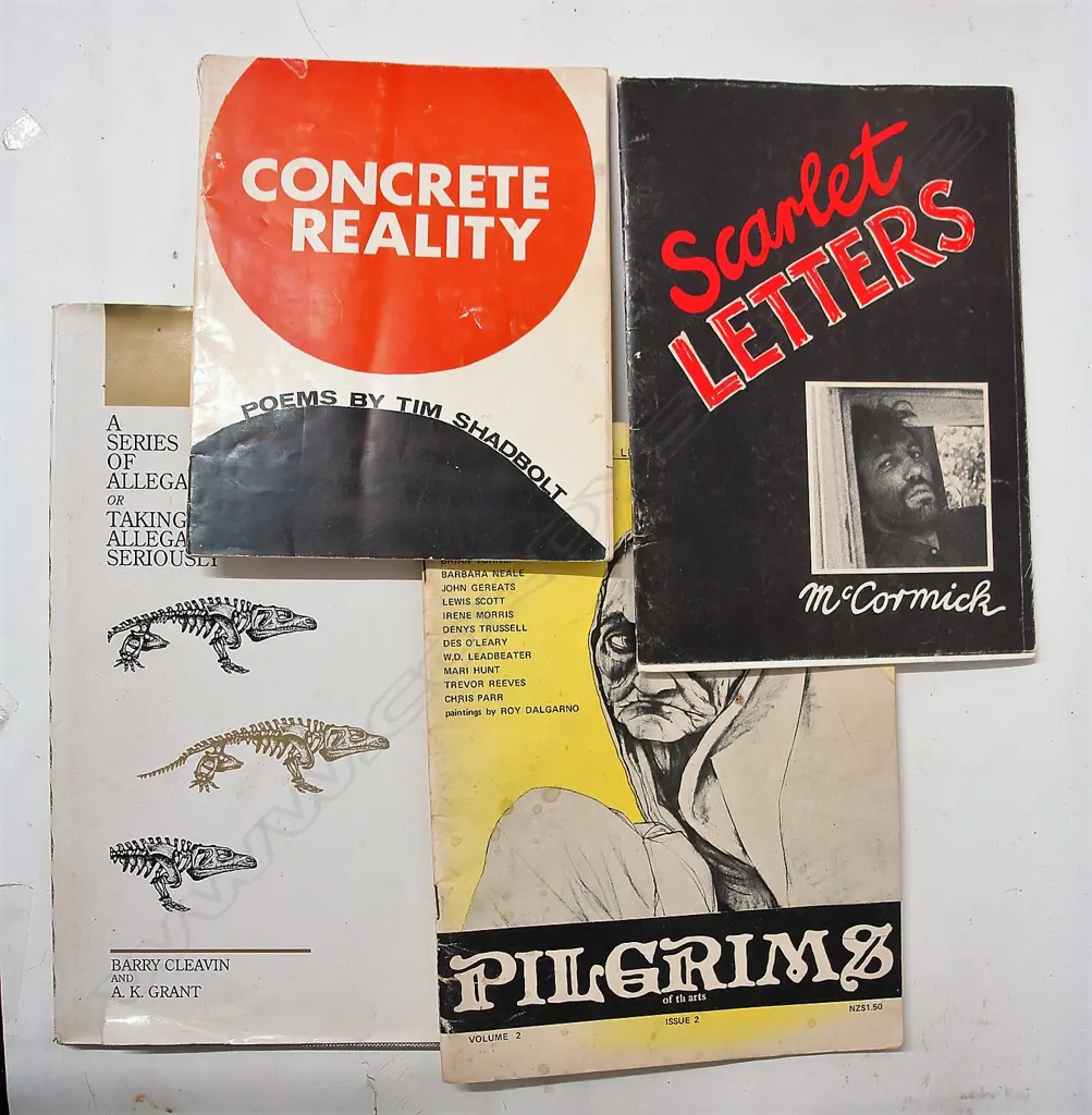 Four N.Z. art and poetry publications Image 1++