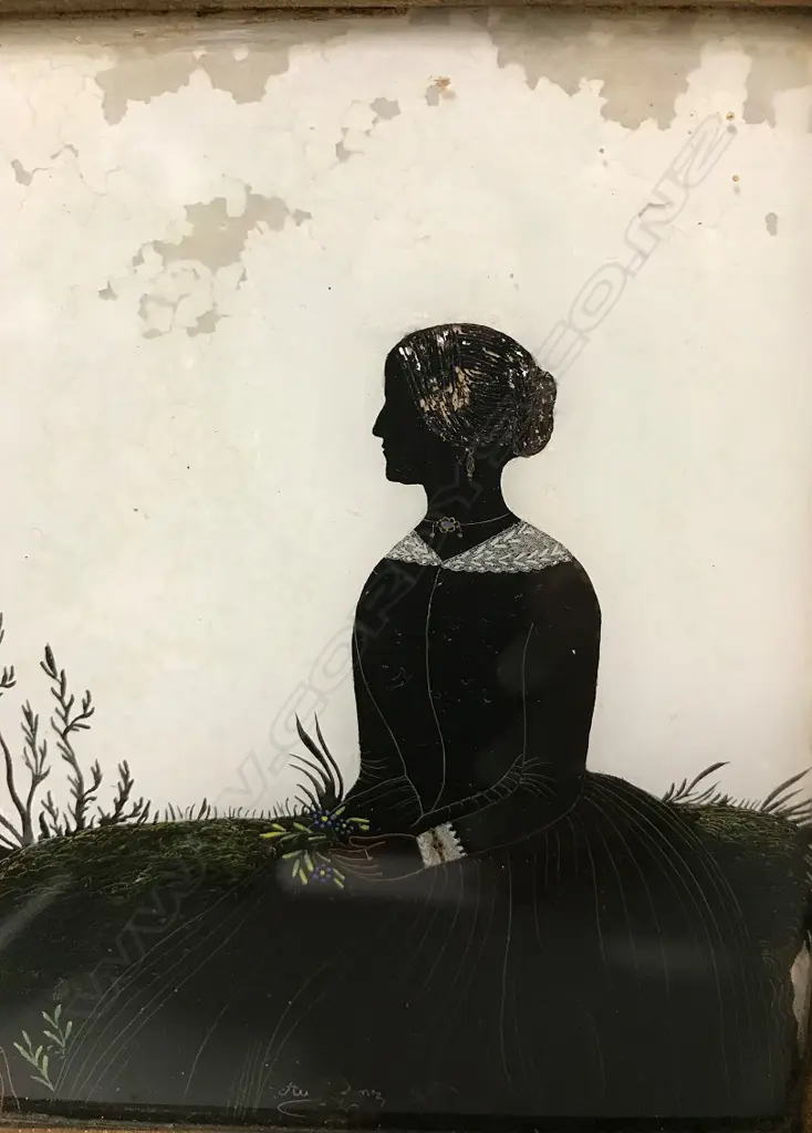 A rare Georgian silhouette Image 1++