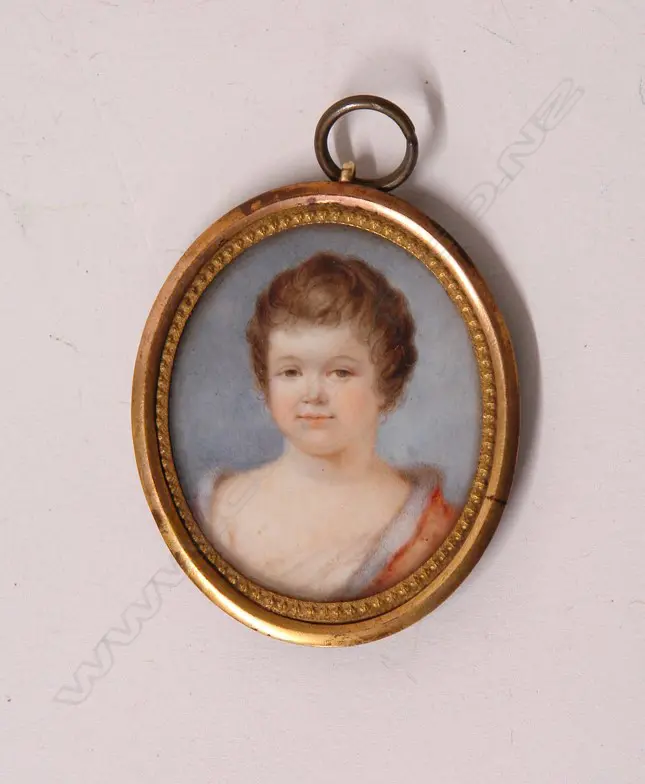 A Victorian portrait miniature on ivory of a young man Image 1++