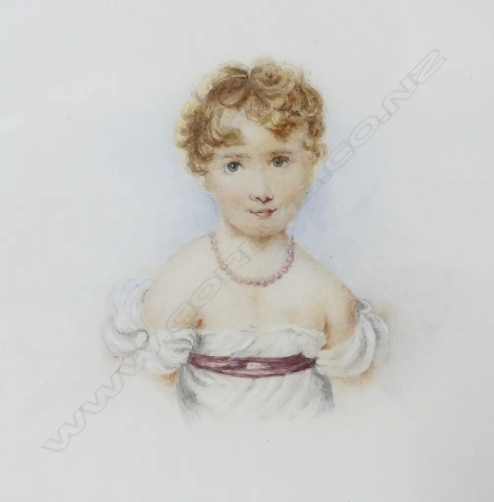 Two Regency period watercolour portraits Image 1++