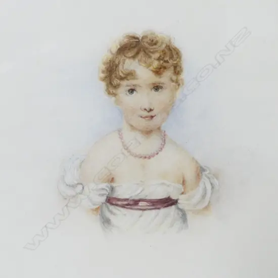 Two Regency period watercolour portraits