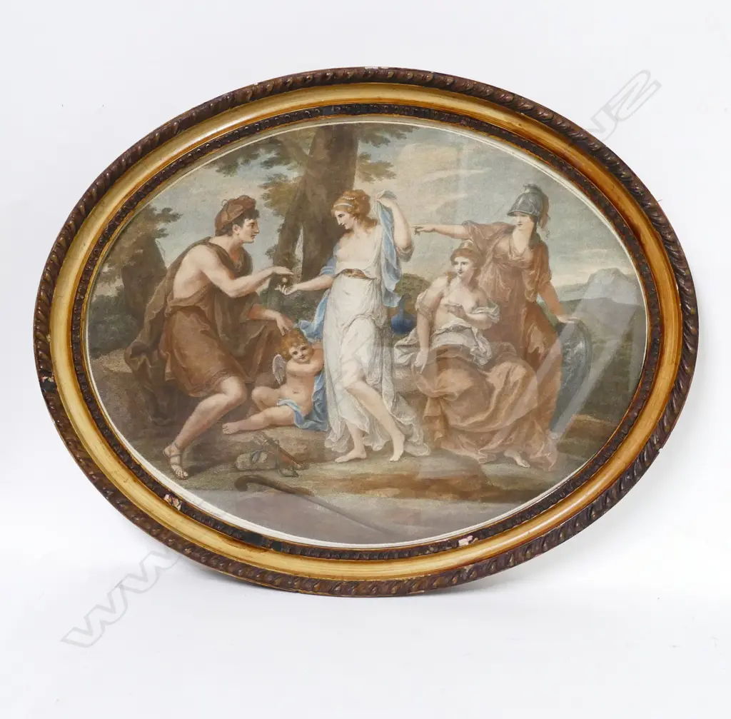 Two 18thC hand coloured engravings Image 1++