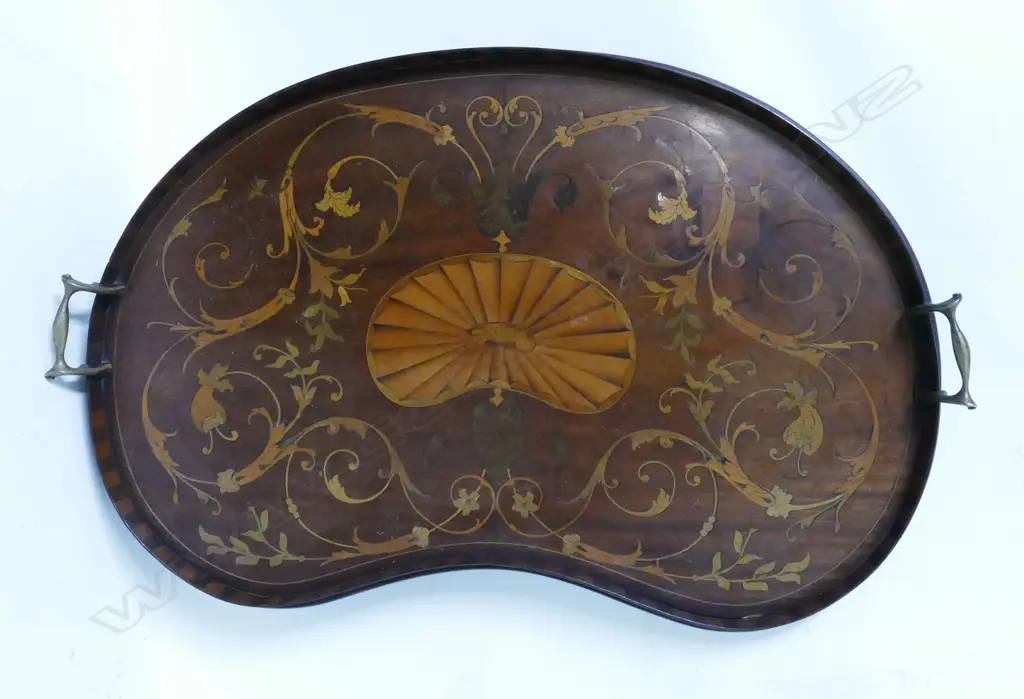 An Edwardian Sheraton Revival tray Image 1++