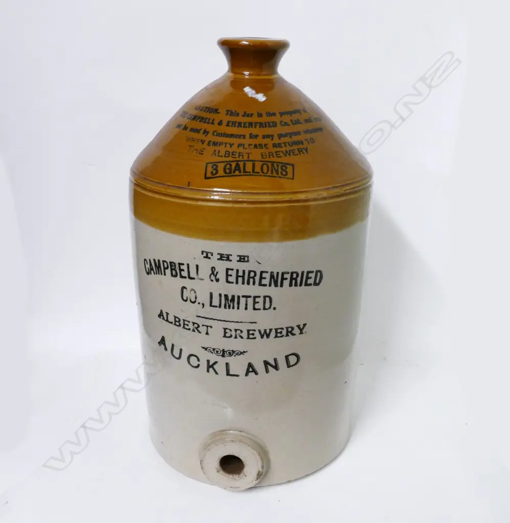 A three-gallon stoneware keg Image 1++
