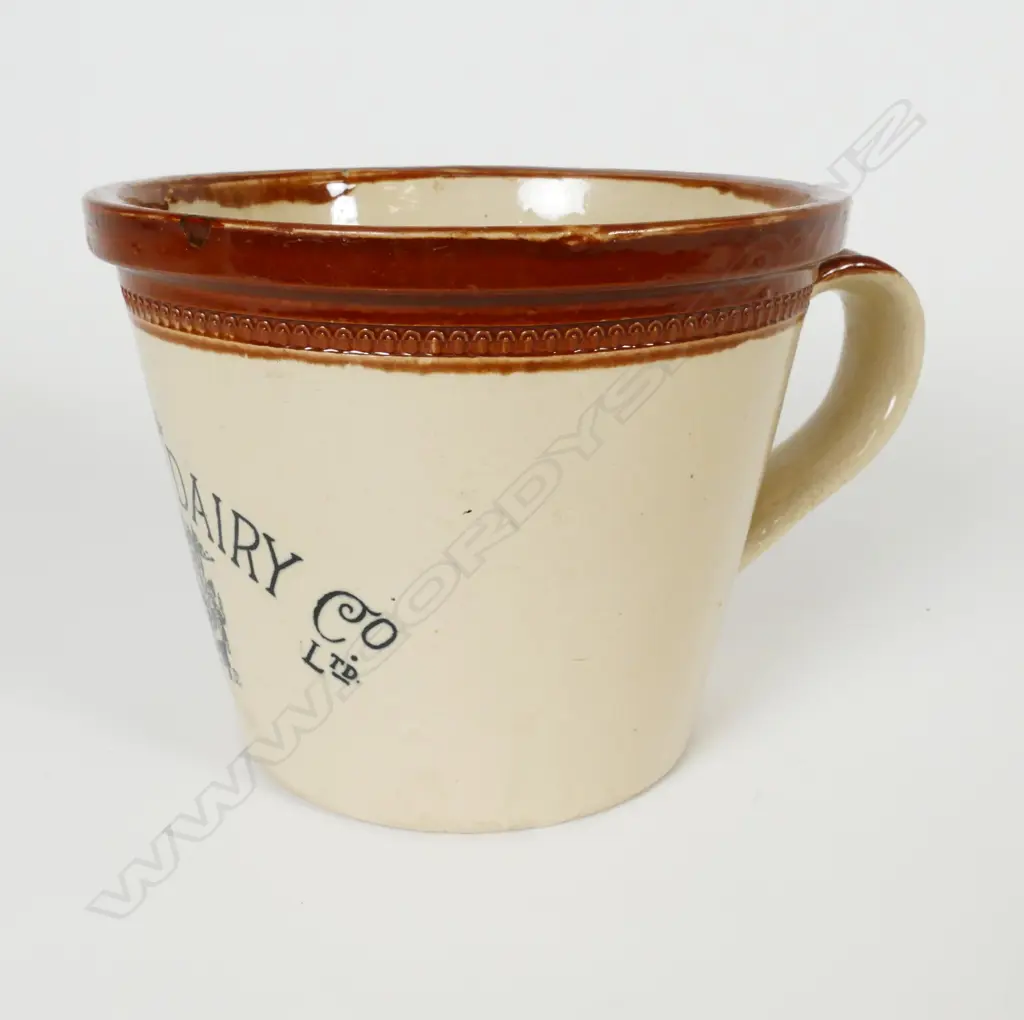 A Victorian Maypole Dairy Company 6lb butter crock Image 1++