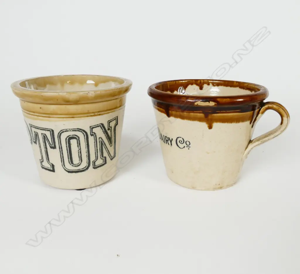 A Victorian Danish Dairy Company 2lb butter crock Image 1++