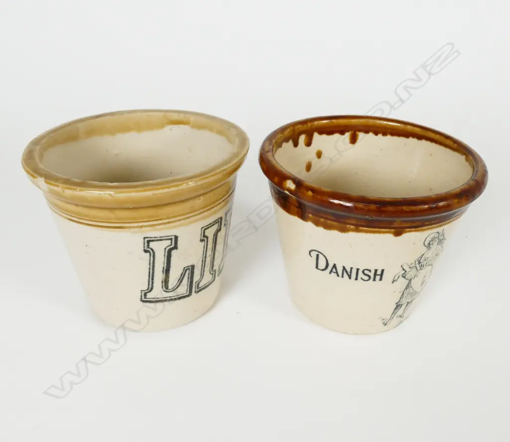 A Victorian Danish Dairy Company 2lb butter crock Image 1++