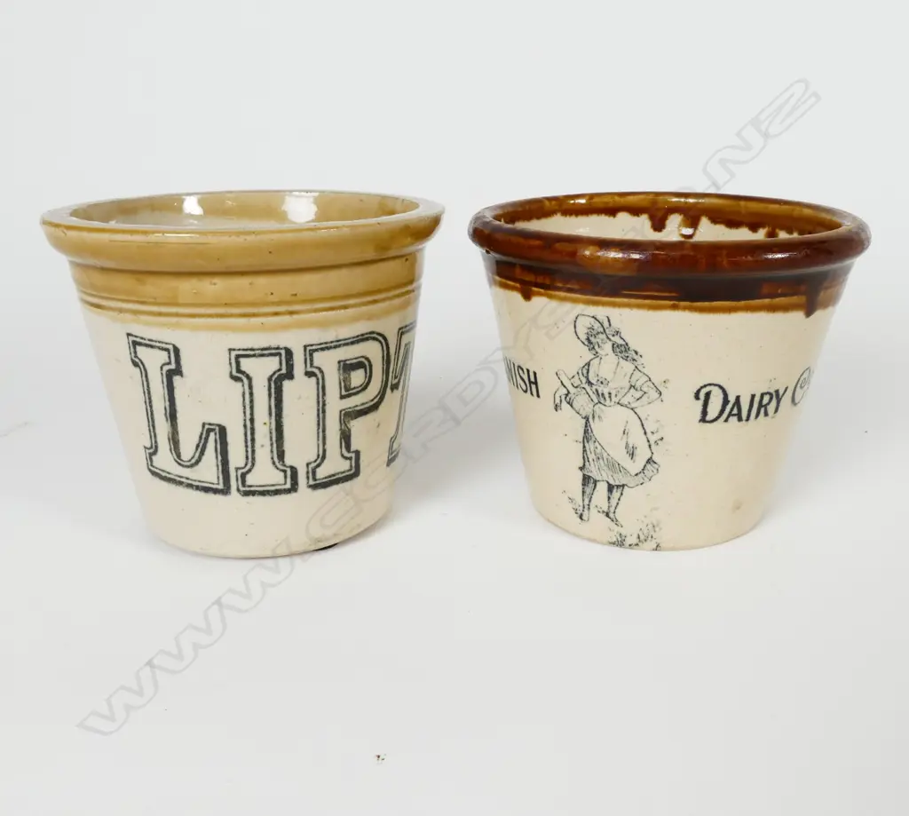 A Victorian Danish Dairy Company 2lb butter crock Image 1++