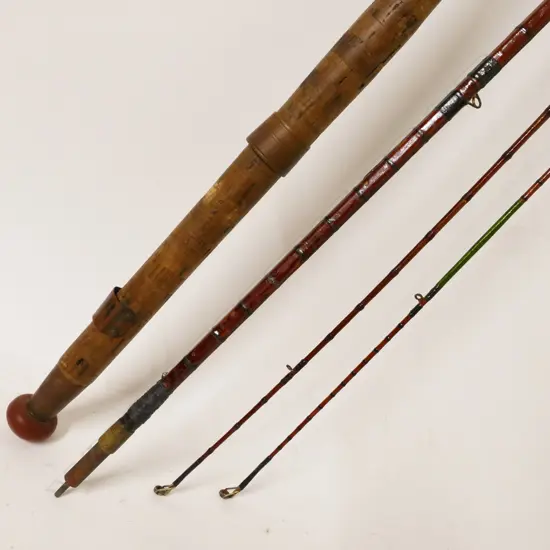 An early N.Z. 'Wilhous' spilt cane rod 'The Alnwick'