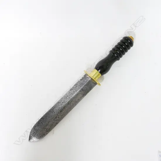 A heavy double-sided ships' knife