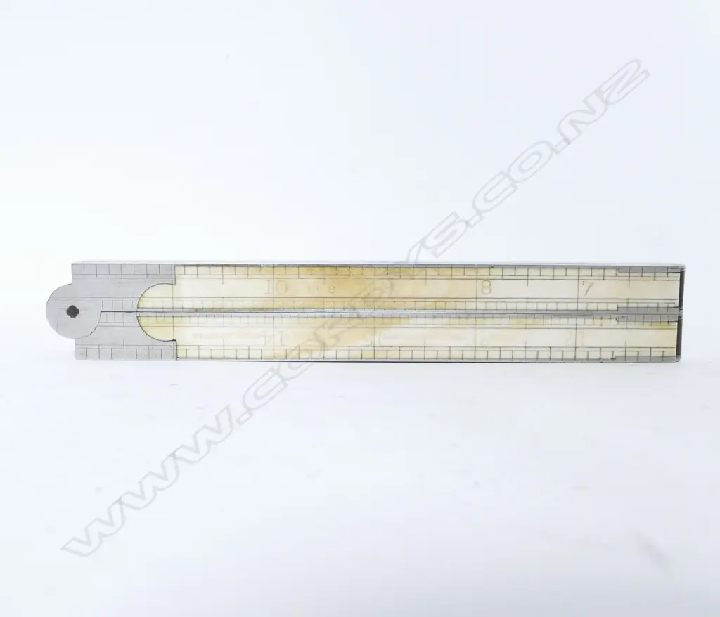 A Stanley No. 87 four-fold ivory 24" rule Image 1++