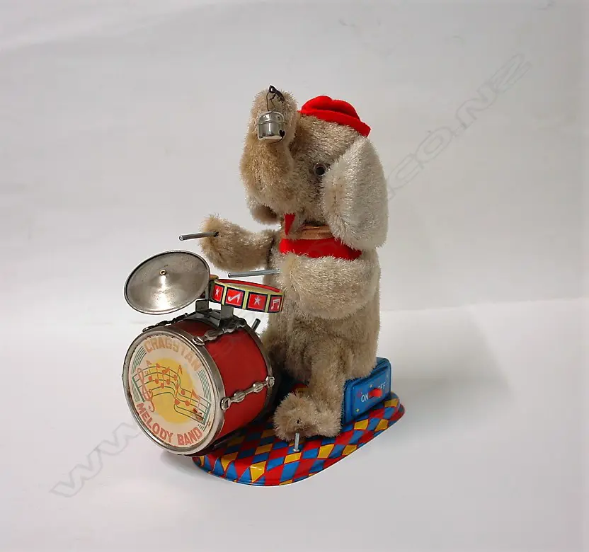 A vintage Japanese Cragston 'Mambo' Jolly Drumming Elephant toy Image 1++
