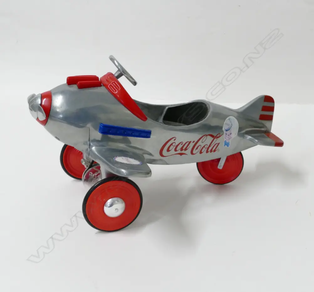 A large boxed Coca-Cola model pedal plane Image 1++
