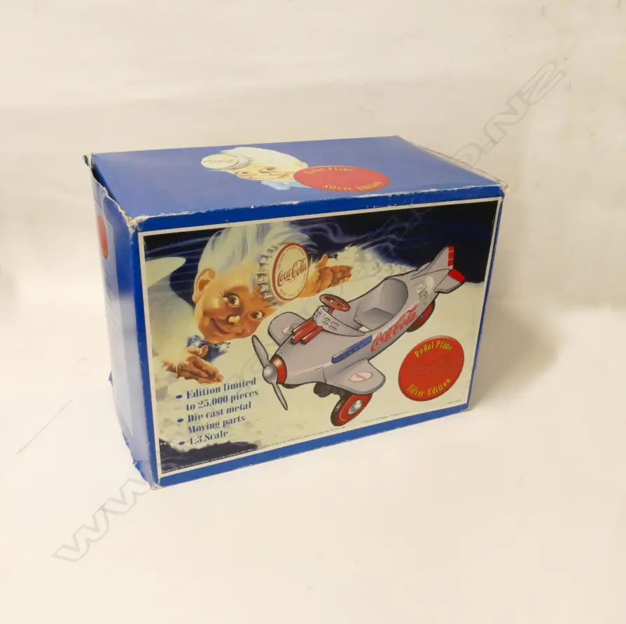 A large boxed Coca-Cola model pedal plane Image 1++